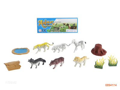 ANIMAL SET 6PCS