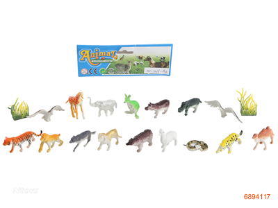 ANIMAL SET 16PCS