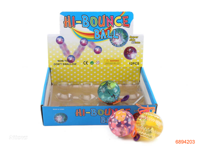 6.5CM FLICKER BOUNCING BALLS,W/3*AG13 BATTERIES,12PCS/DISPLAY BOX,3ASTD