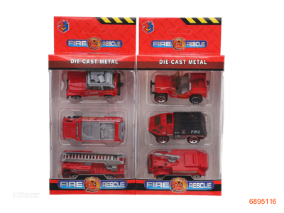 FREE WHEEL DIE-CAST CAR 3PCS,6ASTD