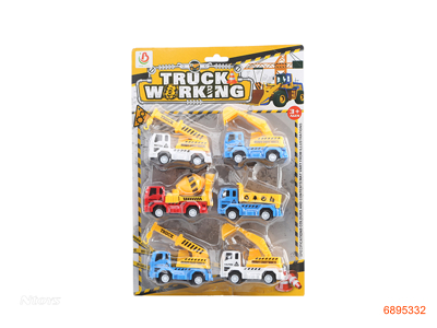 P/B CONSTRUCTION TRUCK 6PCS