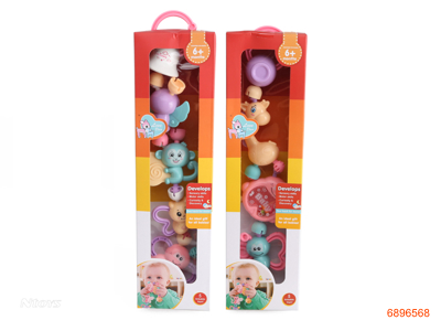 BABY RATTLE 5PCS 2ASTD