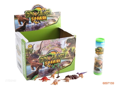 DINOSAUR SET 8PCS 24PCS/DISPLAY BOX