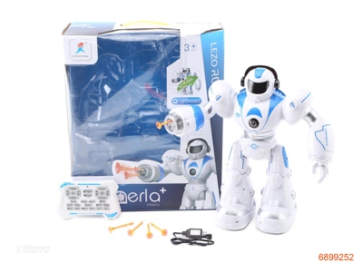 R/C ROBOT,W/3.7V BATTERY IN BODY/USB,W/O 2*AA BATTERIES,2COLOUR