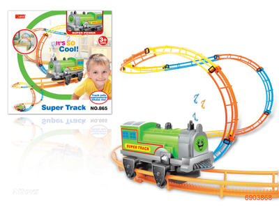 TRAIN TRACK W/LIGHT W/O 2AA BATTERIES