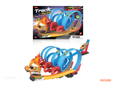 P/B TRAIN TRACK W/2*CAR