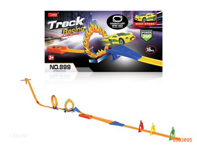 ELASTIC TRAIN TRACK W/1*CAR