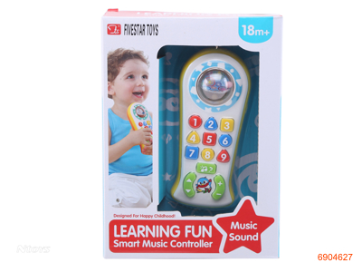 B/O INFANT REMOTE CONTROL W/LIGHT/MUSIC W/O 2AAA BATTERIES