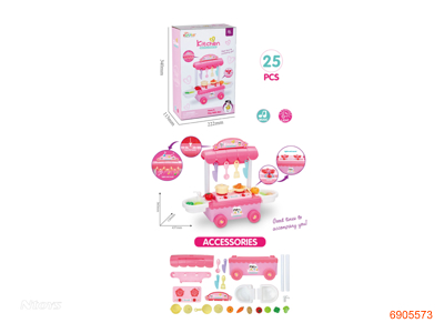 KITCHEN SET W/O 5AAA BATTERIES 25PCS