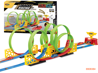 P/B TRACK.W/LIGHT/MUSIC W/O 2AA BATTERIES 39PCS