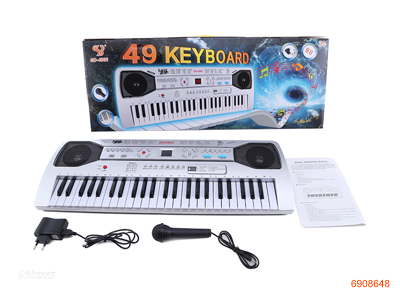 ELECTRIC KEYBOARD.W/CHARGER.W/O 6*AAA BATTERIES