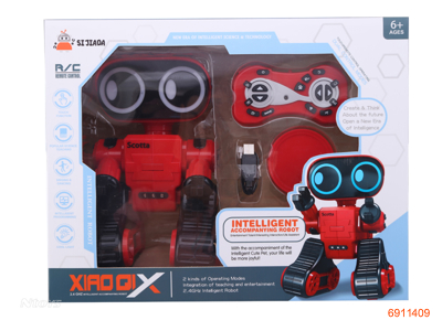 R/C ROBOT W/3.7V BATTERY IN BODY/USB W/O 2AAA BATTERIES IN CONTROLLER