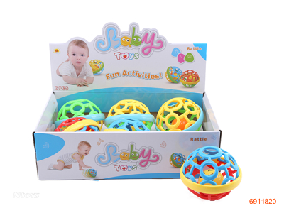 BABY RATTLE 6PCS/DISPLAY BOX