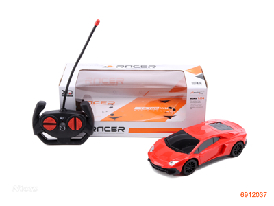 1:24 4CHANNELS R/C CAR,W/O 3*AA BATTERIES IN CAR,W/O 2*AA BATTERIES IN CONTROLLER 2COLOUR