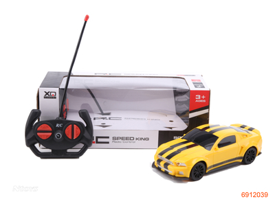 1:20 4CHANNELS R/C CAR,W/O 3*AA BATTERIES IN CAR,W/O 2*AA BATTERIES IN CONTROLLER 2COLOUR
