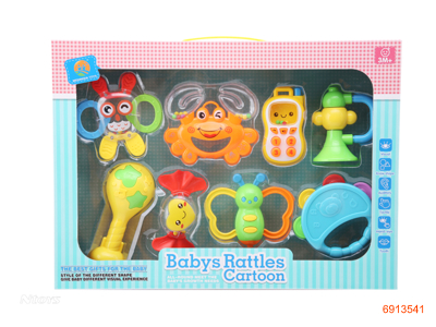 BABY RATTLE 8PCS