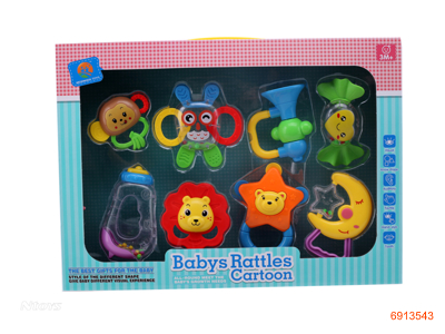 BABY RATTLE 8PCS