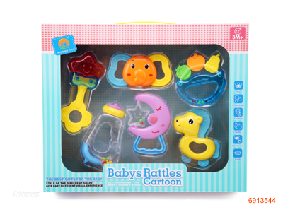 BABY RATTLE 6PCS