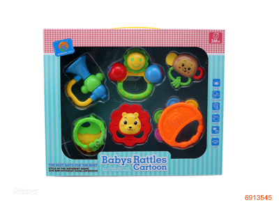 BABY RATTLE 6PCS