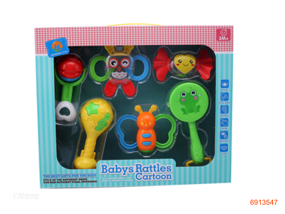 BABY RATTLE 6PCS