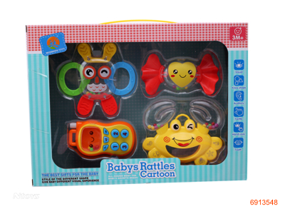 BABY RATTLE 4PCS