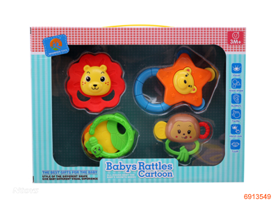 BABY RATTLE 4PCS