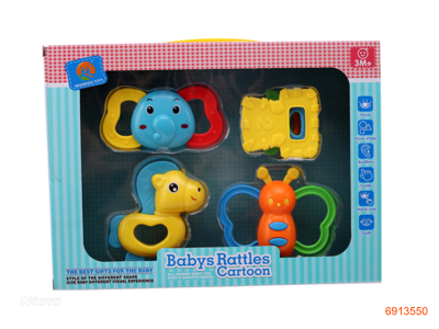 BABY RATTLE 4PCS