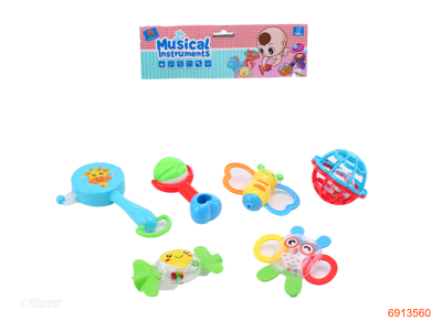 BABY RATTLE 6PCS