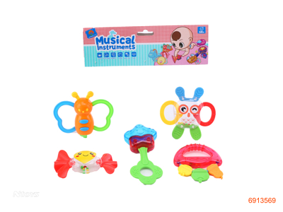 BABY RATTLE 5PCS