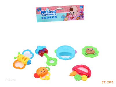 BABY RATTLE 6PCS