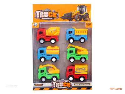 P/B CONSTRUCTION ENGINE 6PCS