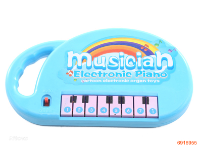 CARTOON ELECTRIC KEYBOARD W/O 2AA BATTERIES.2COLOUR