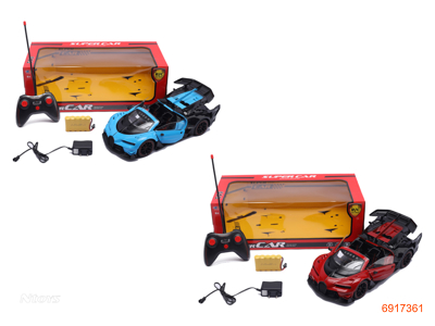 1:12 4CHANNELS R/C CAR W/6V BATTERIES IN CAR/CHARGER W/O 2AA BATTERIES