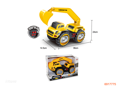 F/P CONSTRUCTION ENGINE W/LIGHT/SOUND/3*AG13 BATTERIES