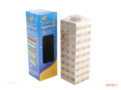 WOODEN JENGA 54PCS