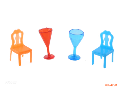 2PCS CUP+2PCS CHAIR