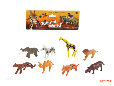 ANIMALS 8PCS