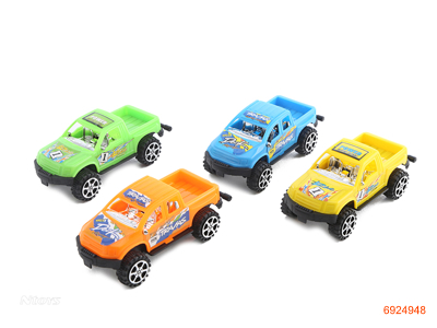 P/B CAR 4PCS 4COLOUR