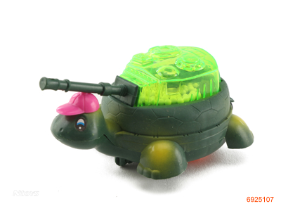 PULL LINE TORTOISE W/LIGHT