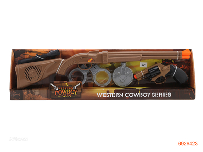 B/O COWBOY SET W/3AG13 BATTERIES