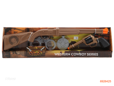 B/O COWBOY SET W/3AG13 BATTERIES