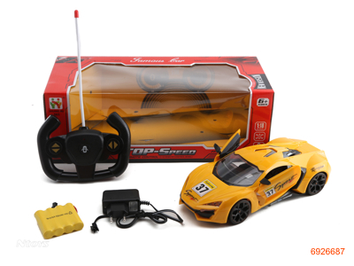 1:18 5CHANNELS R/C CAR W/LIGHT/4.8V BATTERIES IN CAR/CHARGER W/O 2AA BATTERIES IN CONTROLLER 2COLOUR