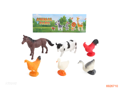 ANIMAL SET 6PCS 6ASTD 230G