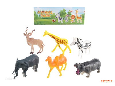 ANIMAL SET 6PCS 6ASTD 290G