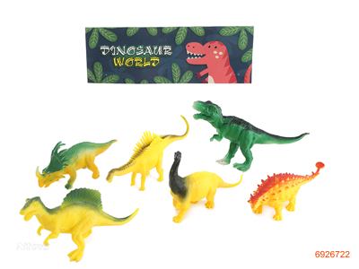 DINOSAUR 6PCS 6ASTD 300G