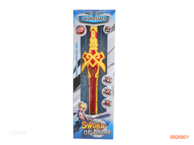 SWORD W/LIGHT/SOUND/3PCS BUTTON CELL