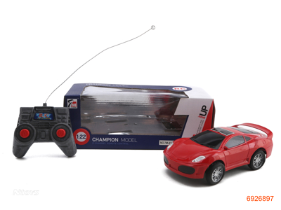 1:22 2CHANNELS R/C CAR W/O 3AA BATTERIES IN CAR,2AA BATTERIES IN CONTROLLER 2COLOUR