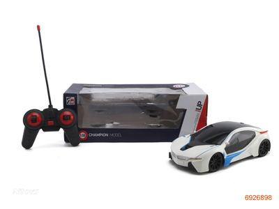 1:18 4CHANNELS R/C CAR W/LIGHT W/O 4AA BATTERIES IN CAR,2AA BATTERIES IN CONTROLLER