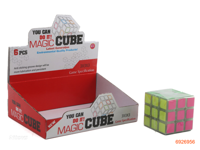 5.6CM MAGIC CUBE,6PCS/DISPLAY BOX