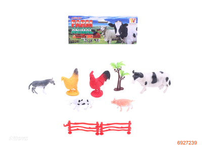 ANIMAL SET,6PCS 2ASTD